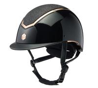 Charles Owen Eqx Kylo Gloss Riding Hat - 52cm - 55cm · Black