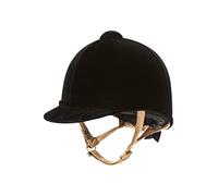 Charles Owen Flesh Fian Hat Black - In a showing family, impeccable turnout is part of the presentation Helmet Size - 55cm