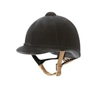 Charles Owen Hampton Riding Hat - Elephant Grey 7.1/4