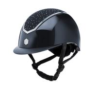 Charles Owen Kylo Crystal Riding Hat - Horse Riding Hats - Navy - Size: Small