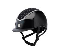 Charles Owen Kylo Crystal Riding Helmet - Black Gloss/Chrome Helmet Size - 58-61cm