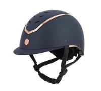 Charles Owen Kylo with MIPS Riding Helmet - Navy Matte/Rose Gold