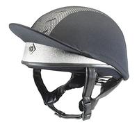 Charles Owen Pro II Plus Jockey Helmet - Silver 56cm