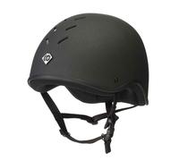 Charles Owen Young Riders Jockey Skull Round Fit - Horse Riding Hats - Black - Size: Hat 60cm