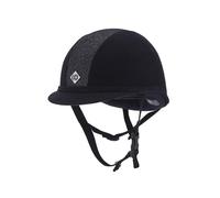 Charles Owen YR8 ROUND Riding Hat - Navy/Navy Sparkle: 6.7/8