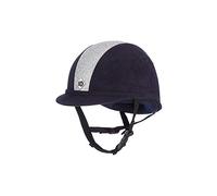 Charles Owen Yr8 Sparkly - 7 (57cm) - Navy/Shiny Silver