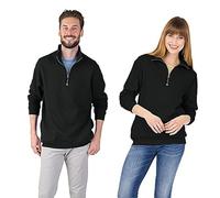 Charles River Apparel Men's Crosswind Quarter Zip Sweatshirt (Regular & Big-Tall Sizes), Black, 3XL