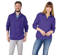 Charles River Apparel Men's Crosswind Quarter Zip Sweatshirt (Regular & Big-Tall Sizes), Purple, S
