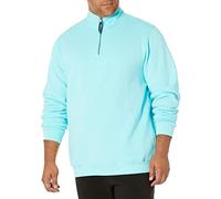 Charles River Apparel Unisex's Crosswind Quarter Zip Sweatshirt, Aqua, L