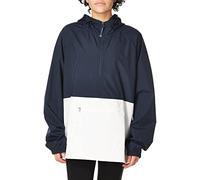 Charles River Apparel Unisex's Pack-N-Go Wind & Water-Resistant Pullover (Reg/Ext Sizes) Rain Jacket, Navy/White, XXL