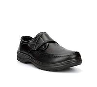 Charles Southwell Mens Touch Fastening Shoes Mens Casual Shoes Mens Lightweight Shoes Mens Work Shoes Mens Comfort Shoes Black/Tan/Brown 8 UK