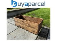 Charles Taylor Large Jumbo Open Wooden Garden Veg Trough Planter