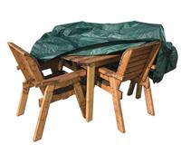 Charles Taylor Deluxe Fitted Four Seater Square Table Set Cover - L165 X W175 X H102 Cm