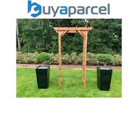 Scandinavian Redwood Garden Arch by Charles Taylor