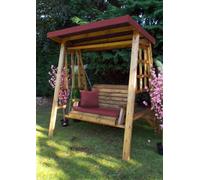 Dorset Two Seater Swing Burgundy Charles Taylor Trading Brown One Size