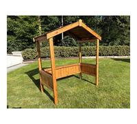 Charles Taylor Imperial BBQ Shelter - L80 x W166 x H198 cm in Light Brown Charles Taylor Light Brown