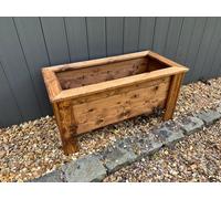 Charles Taylor Multi Pack Of 2 - Prestbury Raised Rectangular Large Trough - Timber - L41 X W83 X H42 Cm - Minimal Assembly Required