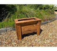 Charles Taylor Multi Pack Of 3 - Prestbury Raised Rectangular Regular Trough - Timber - L33 X W57 X H42 Cm
