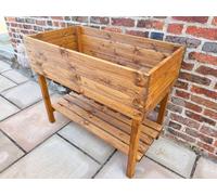 Charles Taylor Multi Pack Of 3 - The Peakes Veg Planter - Wood - L55.5 X W102 X H85 Cm