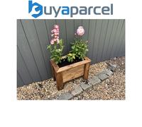 Charles Taylor Prestbury Wooden Raised Rectangular Regular Trough Planter Pot