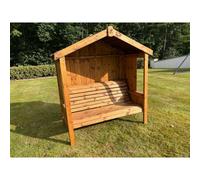 Charles Taylor Three Seater Imperial Arbour - L80 X W183 X H194 Cm - Grey