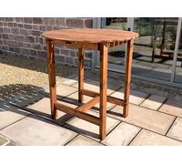 Charles Taylor Trading Alfresco Table Six Seater - L118 X W118 X H110 - Redwood - Fully Assembled