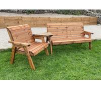 Charles Taylor Trading Angled Grand Chair & Winchester in Brown Charles Taylor Trading Brown