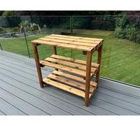 Charles Taylor Trading Bramshall Multi Storage Table Large in Brown Charles Taylor Trading Brown