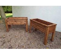 Charles Taylor 2pc Extra Large Wiltshire Planter Set Charles Taylor Trading Brown One Size