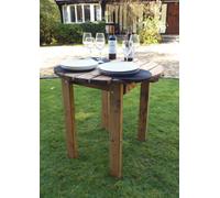 Charles Taylor Trading Circular BBQ Table – Brown