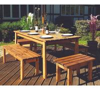 Charles Taylor Eight Seater Table Set, Brown