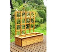 Extra Large Kensington Wooden Planter Charles Taylor Trading Brown One Size