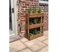 Charles Taylor Trading Large Country Kitchen Herb Garden in Brown Charles Taylor Trading Brown