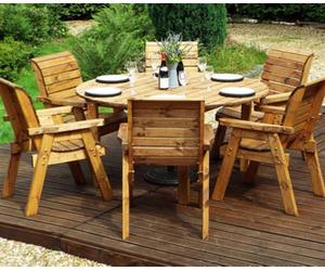 Charles Taylor Trading Charles Taylor Six Seater Circular Table Set