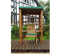 Charles Taylor Wentworth Single Seat Arbour with Cover, Green