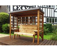 Charles Taylor Wentworth 3 Seat Arbour with Cover, Grey