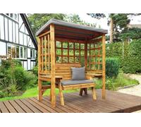 Charles Taylor Wentworth 2 Seat Arbour with Cover, Grey