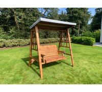 Charles Taylor Trading Dorset Two Seater Swing Grey in Brown Charles Taylor Trading Brown