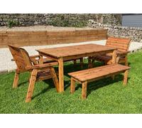 2pc Extra Large Windsor Planter Set Charles Taylor Trading Brown One Size
