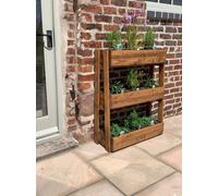 Charles Taylor Trading Large Country Kitchen Herb Garden in Brown Charles Taylor Trading Brown