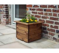 Charles Taylor Trading Large Square Planter in Brown Charles Taylor Trading Brown