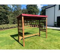Charles Taylor Trading Large Universal Shelter - Redwood - L92 X W225 X H194 - Burgundy