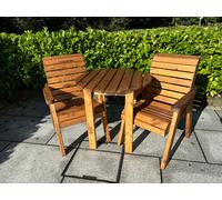 Charles Taylor Trading Thatcham Two Seat Diner Set in Brown Charles Taylor Trading Brown