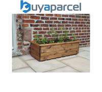 Charles Taylor Wooden Extra Large Trough Planter Flower Shrub Tree Pot