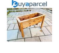 Charles Taylor Wooden Extra Large Wiltshire Planter Raised Flower Bed Trough Pot