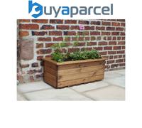 Charles Taylor Wooden Large Trough Planter Flower Shrub Tree Pot