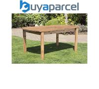 Charles Taylor Wooden Medium Rectangular Garden Dining Table 6 Seater