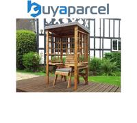 Charles Taylor Wentworth Single Seat Arbour with Cover, Grey
