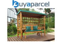 Charles Taylor Wentworth 3 Seat Arbour with Cover, Green