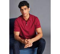 Charles Tyrwhitt Cotton Rich Pique Polo Shirt Red